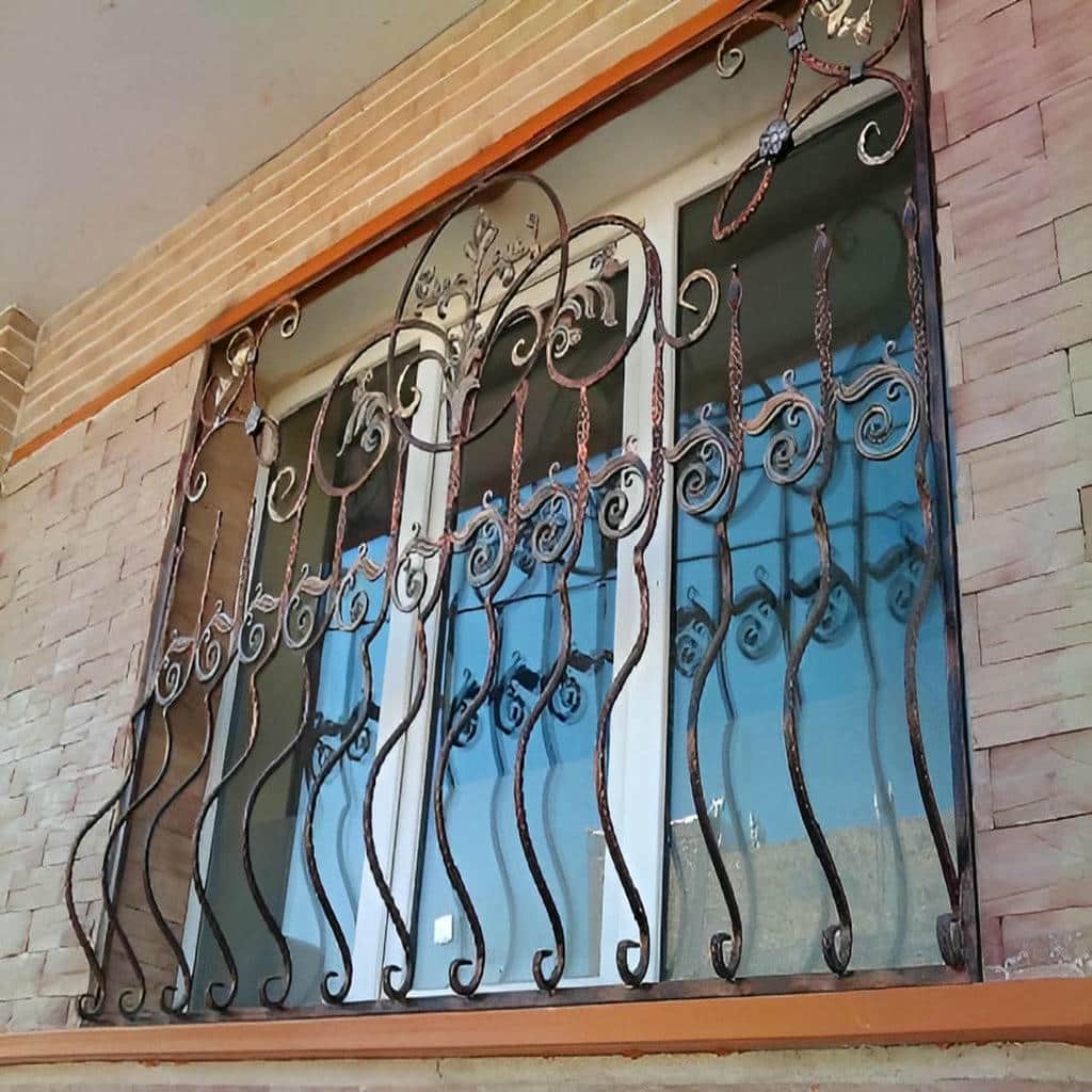 کارخانه حفاظ پنجره فرفورژه استاندارد در زاهدان