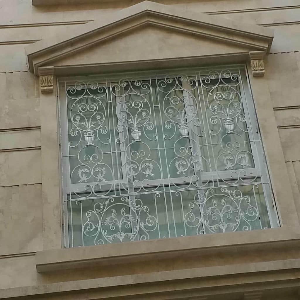 کارخانه حفاظ پنجره فرفورژه ثابت در ایلام