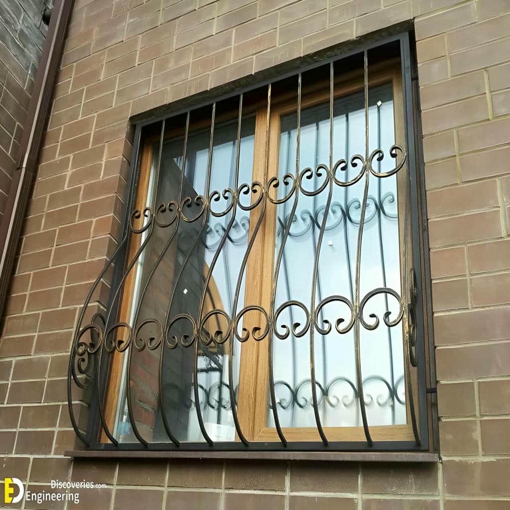 کارخانه حفاظ پنجره فرفورژه رنگ کوره‌ای در سمنان