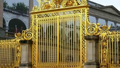 درب حیاط پارکینگ در چابهار
