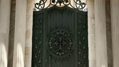 درب حیاط ویلایی در کرمان