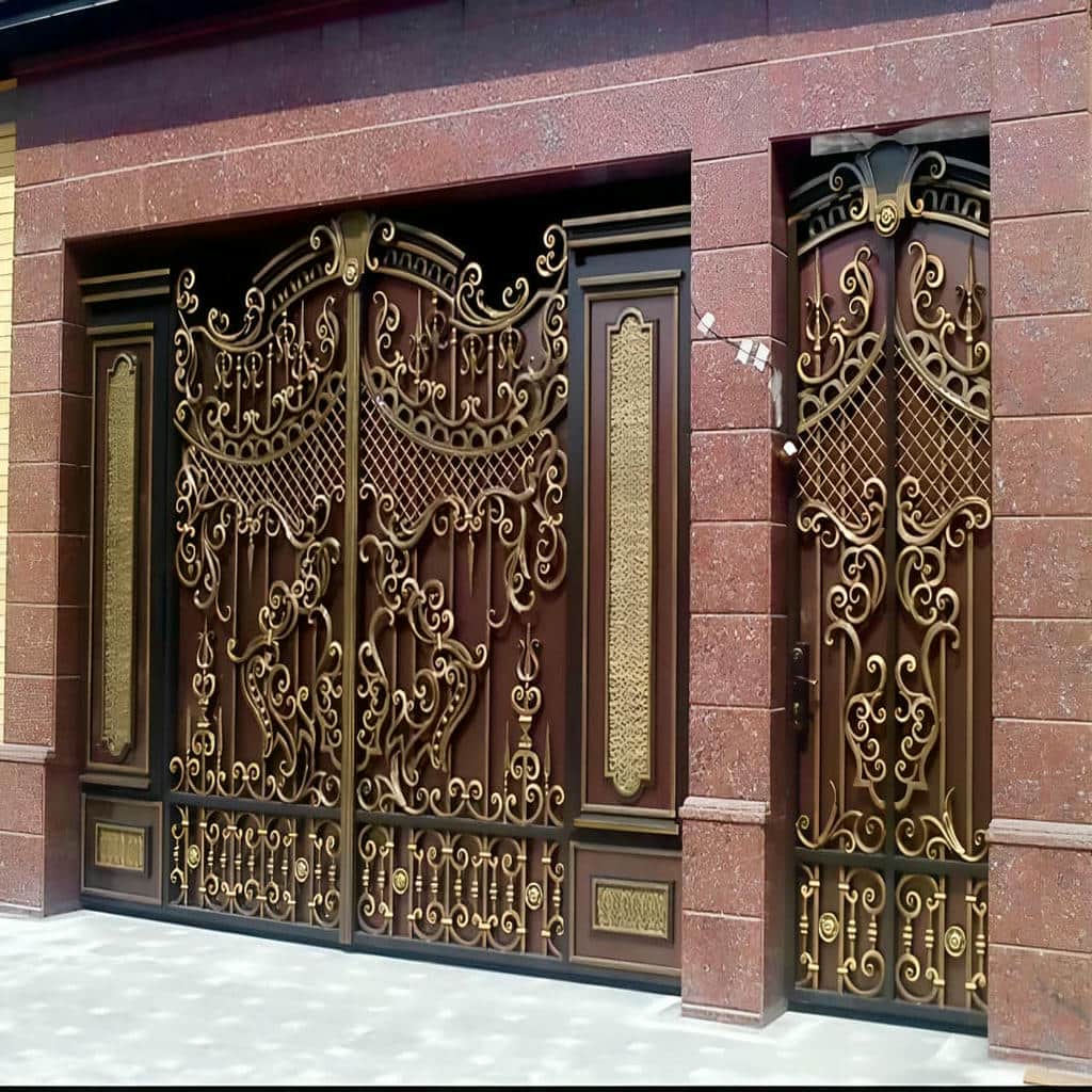 قیمت درب حیاط پارکینگ ویلایی فرفورژه در بجنورد