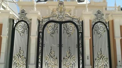 درب حیاط پارکینگ در طالقان