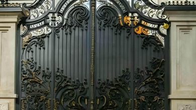 درب حیاط پارکینگ ویلایی در پرند