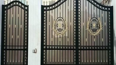 درب حیاط ویلایی در بومهن
