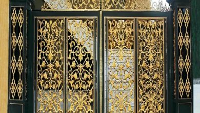 درب حیاط پارکینگ در هشتگرد
