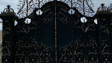 درب حیاط پارکینگ ویلایی در مریوان