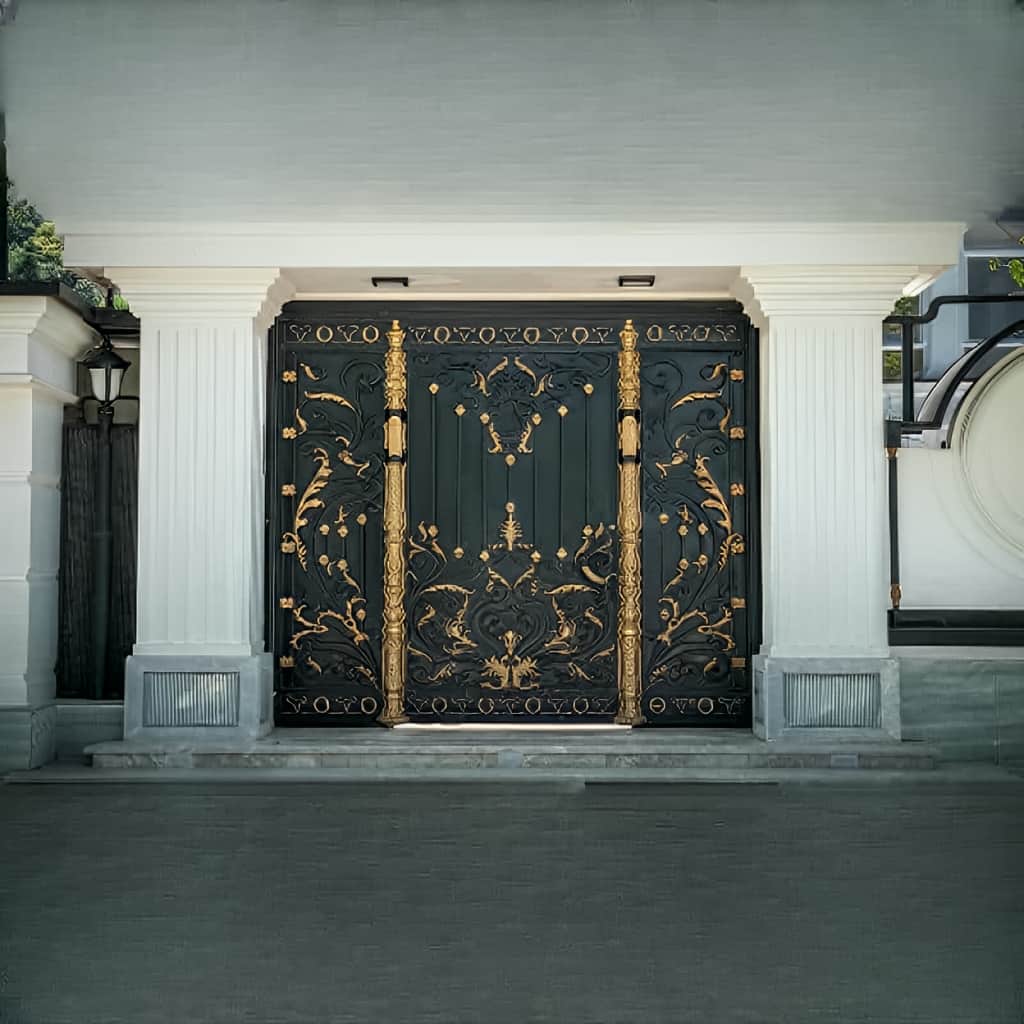 خرید درب حیاط پارکینگ ویلایی مدرن در گرگان