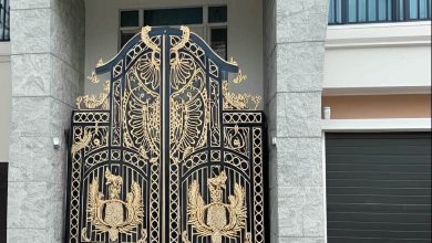 درب حیاط ویلایی در یزد