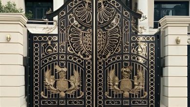 درب حیاط ویلایی در آبادان