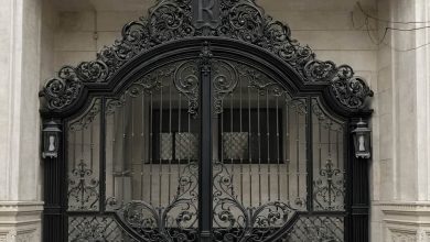 درب حیاط پارکینگ در محمدشهر