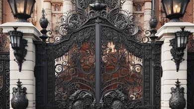 درب حیاط ویلایی در اهواز