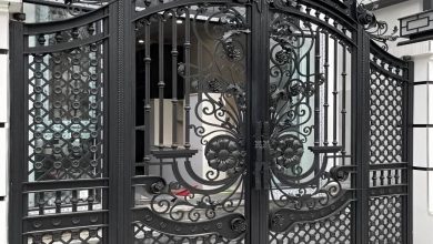 درب حیاط پارکینگ ویلایی در اشتهارد