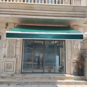 سایبان برقی ضد UV با پارچه مقاوم در برابر نور خورشید سایبان برقی ضد UV برای مراقبت از پوست و مبلمان