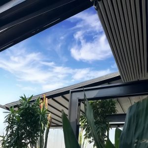 سقف برقی شیشه ای لوکس