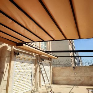 سقف برقی مدرن تراس