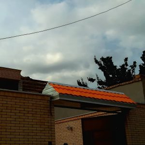 آردواز شیک سردرب حیاط