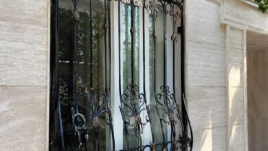 11 مدل حفاظ پنجره رنگی کوره ای