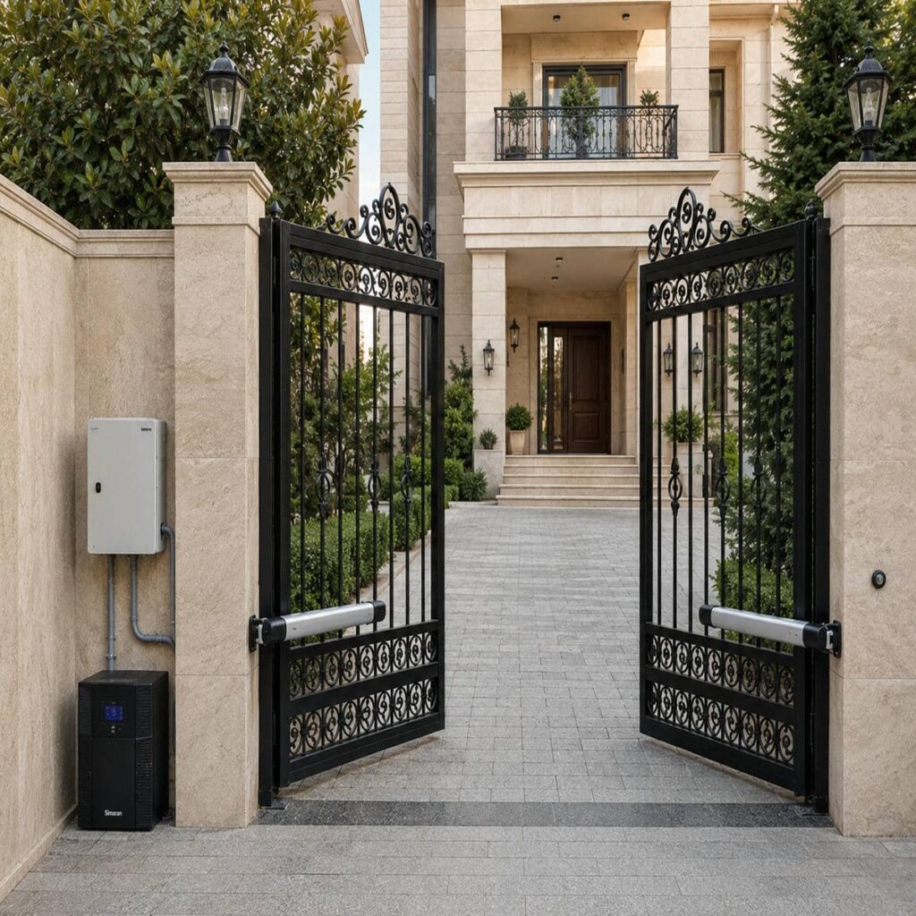 خرید جک درب دو لنگه لولایی برای لنگه سنگین