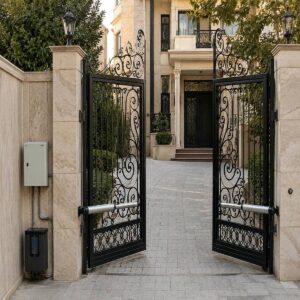 7 طرح درب برقی پارکینگ ریلی