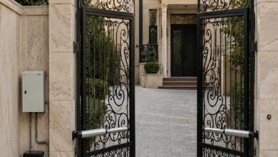 7 طرح درب برقی پارکینگ ریلی
