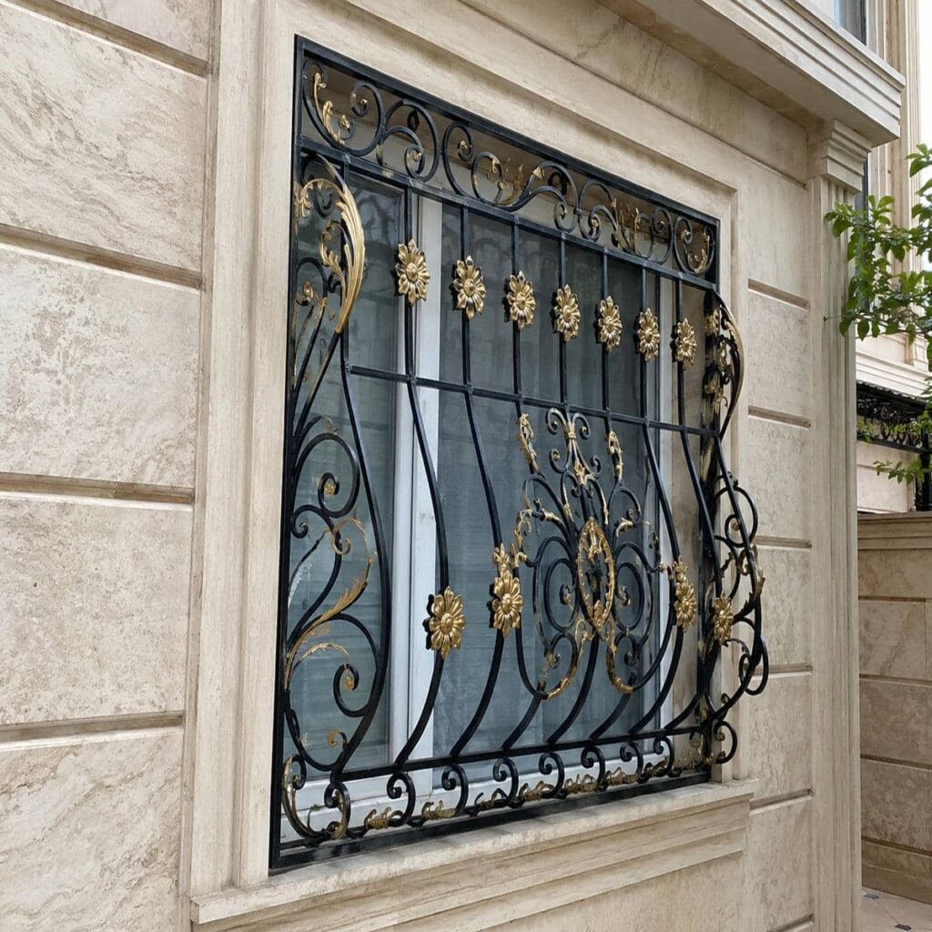 ساخت حفاظ پنجره کشویی طرح خطی