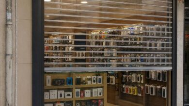 14 طرح کرکره برقی مدرن نمای تجاری