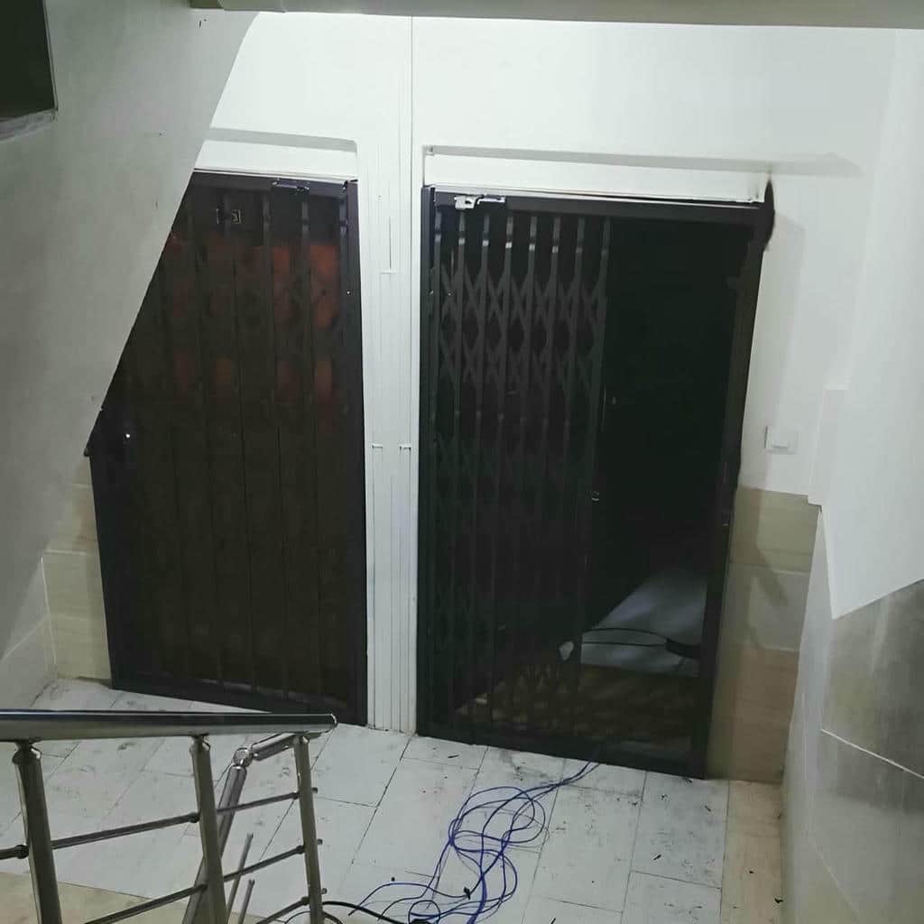 ساخت حفاظ آکاردئونی دو جداره ورودی تقویت شده