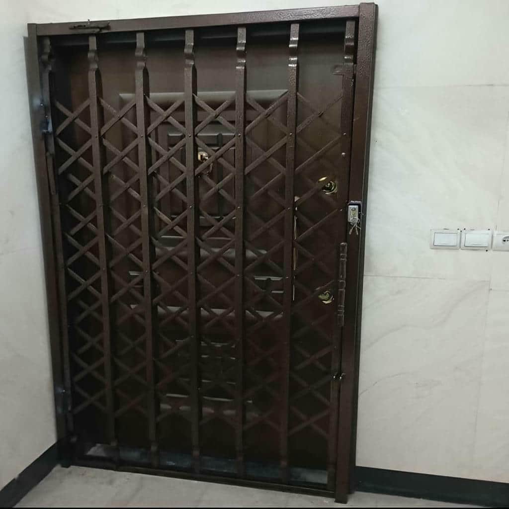 سفارش حفاظ آکاردئونی لوزی تسمه پهن مدل ساده