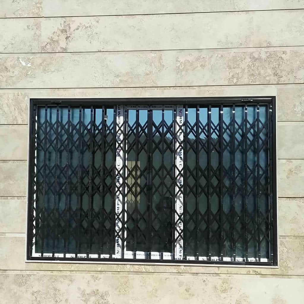 سفارش درب ریلی آکاردئونی کم جا مدل ساده
