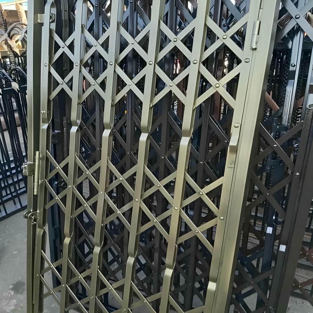 ساخت درب آکاردئونی طرح دار لوزی درشت