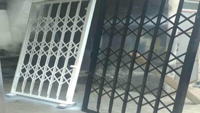 8 نمونه درب ریلی آکاردئونی کم جا