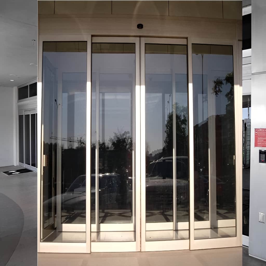 قیمت درب اتوماتیک شیشه ای ورودی اداری