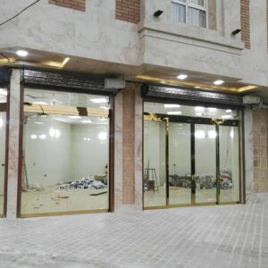 7 مدل درب اتوماتیک شیشه ای فریم دار آلومینیوم