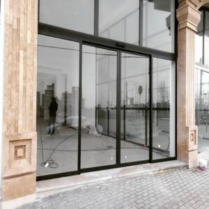 11 مدل درب اتوماتیک شیشه ای ورودی ساختمان اداری