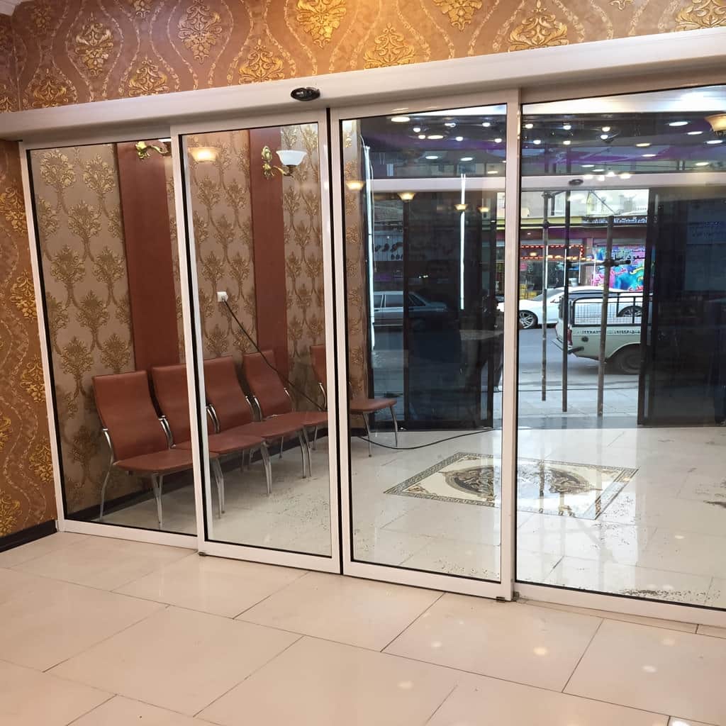 ساخت درب اتوماتیک بیمارستانی هرمتیک با فریم آلومینیومی