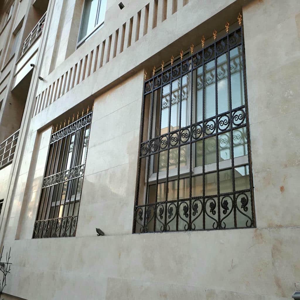 خرید حفاظ پنجره فرفورژه گل مرکزی