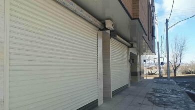 9 طرح کرکره برقی رنگی نمای فروشگاه