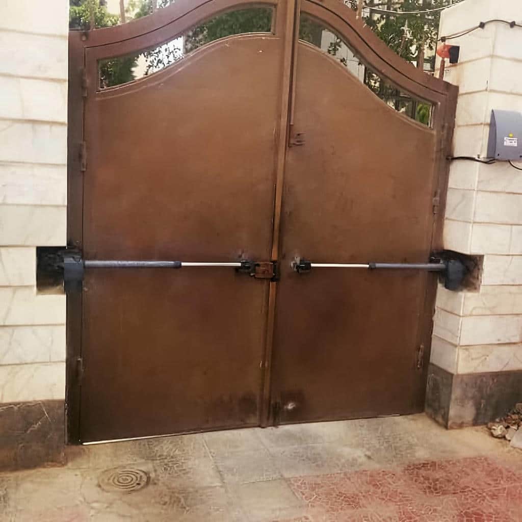 خرید درب اتوماتیک ریلی حیاط بر اساس دهانه