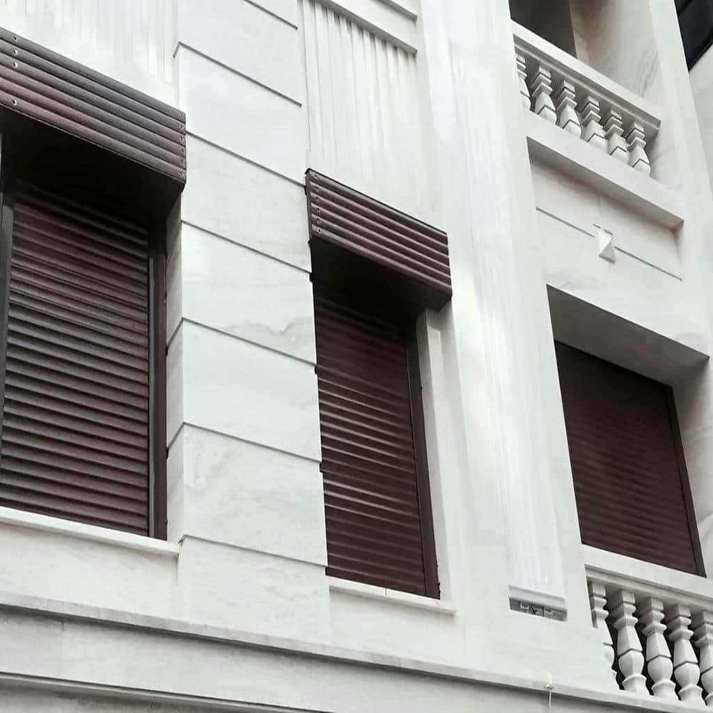 خدمات اندازه گیری کرکره برقی پنجره امنیتی
