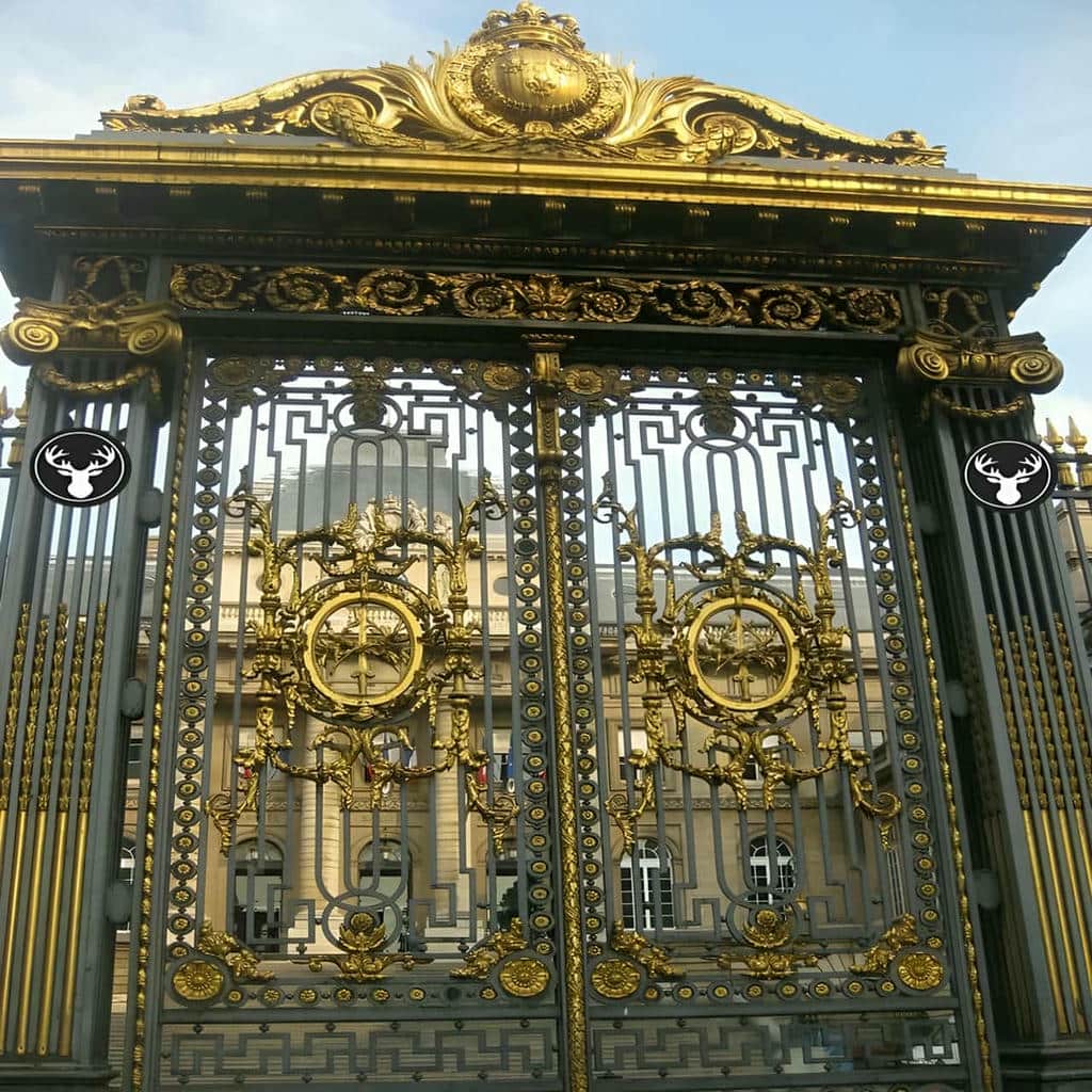 خرید درب حیاط برش لیزری هندسی مدرن