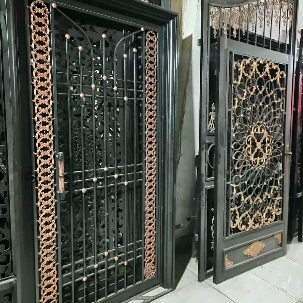 فروش درب آهنی دو لنگه تمام‌پوش