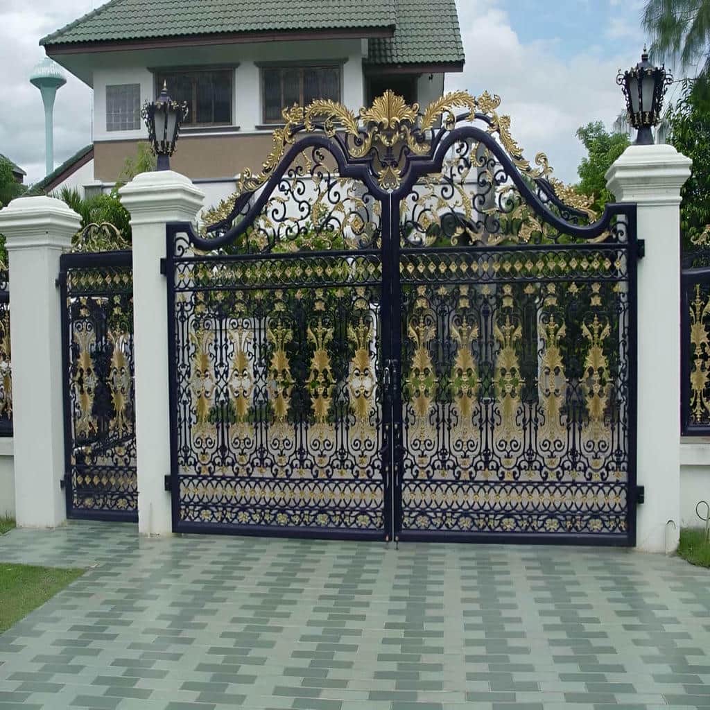خرید درب قاب فلزی با پنل طرح چوب