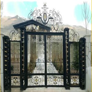 11 طرح درب حیاط ریلی ماشین رو