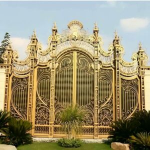 14 طرح درب باغ آهنی قوسی