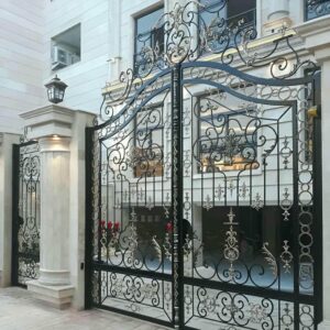 7 طرح درب پارکینگ طرح چوب ترموود
