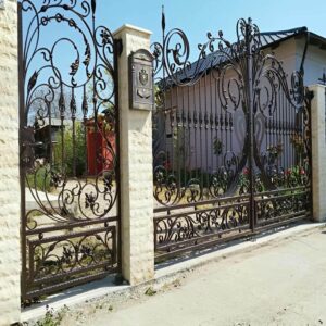 14 طرح درب حیاط CNC پنل مشبک