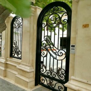 14 طرح درب حیاط برش لیزری هندسی