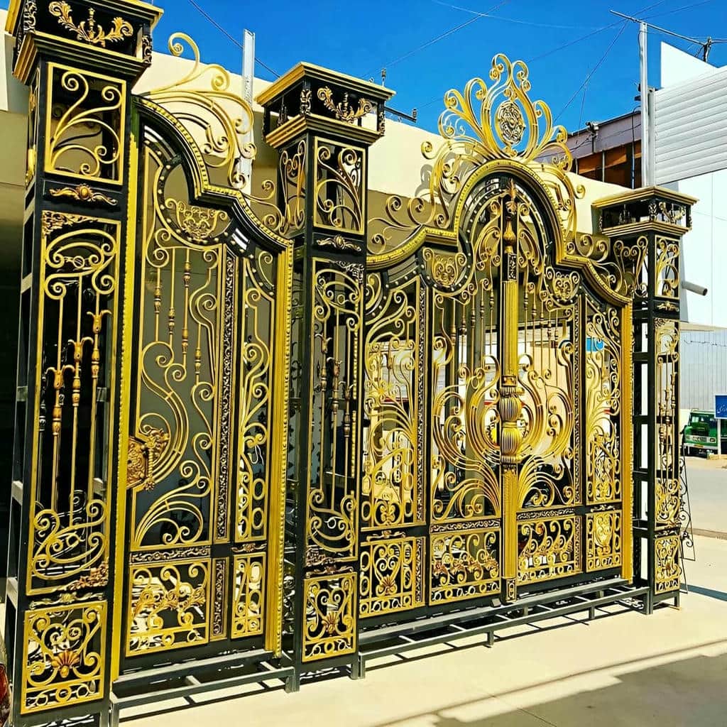 سفارش درب ورودی باغ ویلایی حصاری