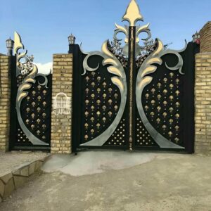 14 طرح درب حیاط قاب فلزی